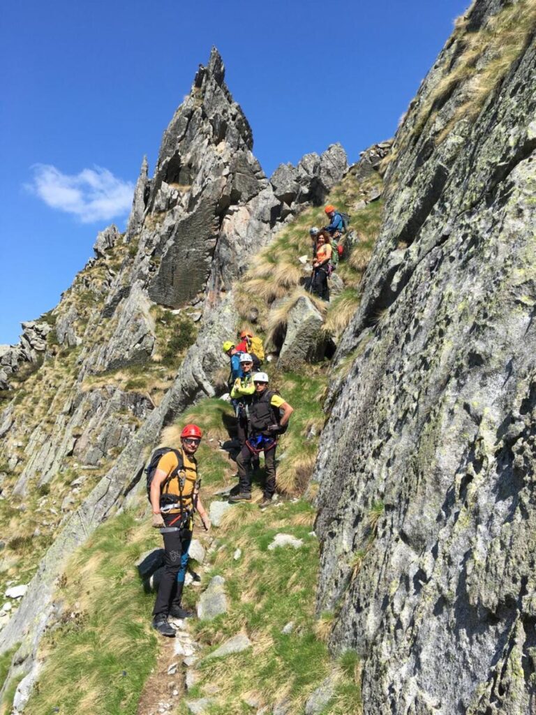 Attacco della ferrata