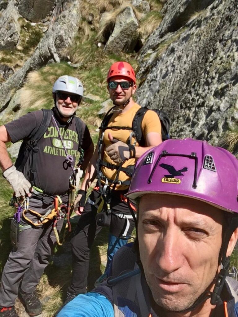 Attacco della ferrata