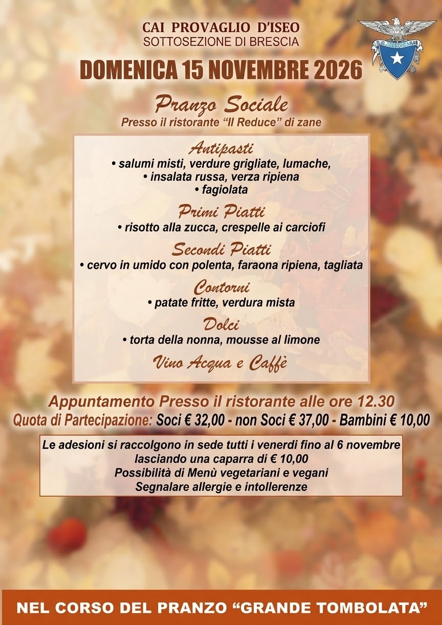 Pranzo Sociale 2026